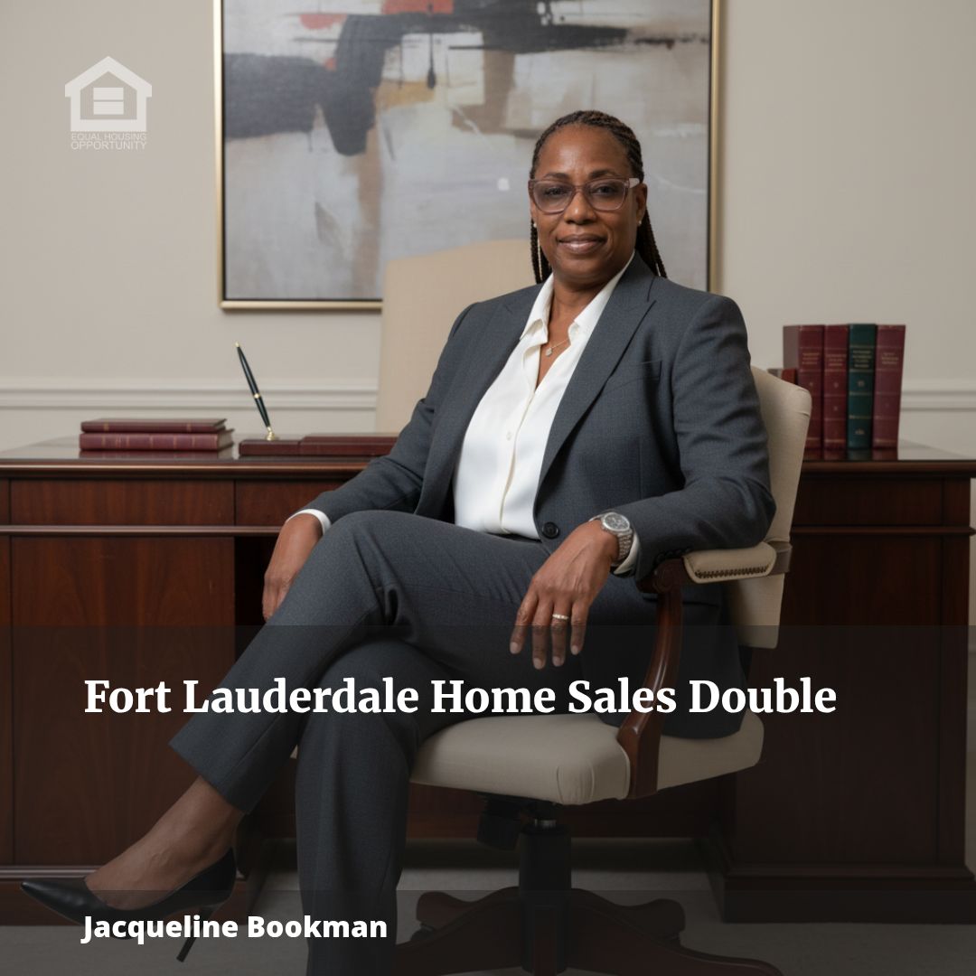 Fort Lauderdale Home Sales Surge: Over 2x More Sold!